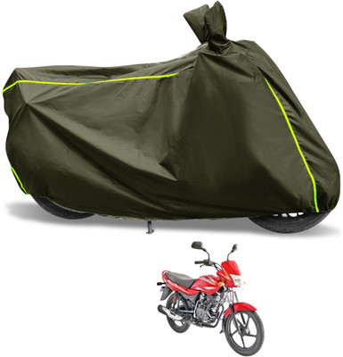Euro Care Waterproof Two Wheeler Cover for Bajaj(Platina 100 DTS-i, Green)
