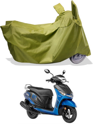 Amexride Two Wheeler Cover for Yamaha(Alpha BS6, Maroon)