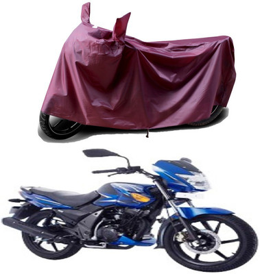 THE REAL ARV Waterproof Two Wheeler Cover for TVS(Flame 125, Maroon)