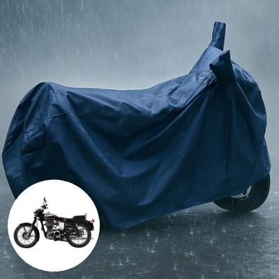 CODOKI Waterproof Two Wheeler Cover for Royal Enfield(Bullet 350 Twinspark, Blue)