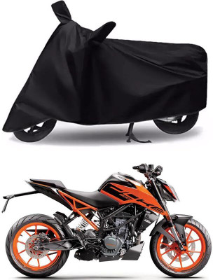 KEDIT Two Wheeler Cover for KTM(200 Duke, Black)