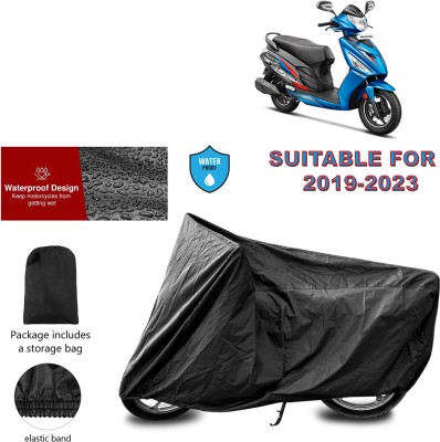 CODOKI Waterproof Two Wheeler Cover for Hero(Maestro Electric, Black)