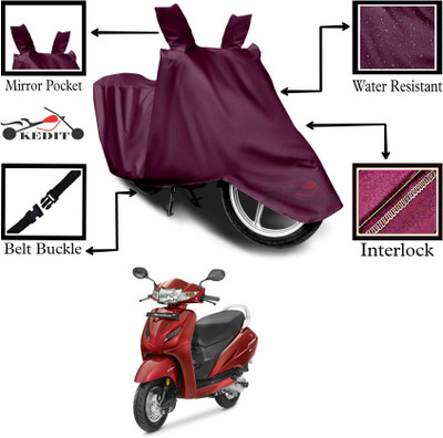 AASHTIK MART Two Wheeler Cover for Honda(Activa 6G, Maroon)