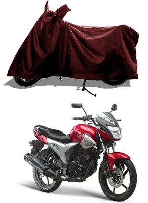 GROFATIK Two Wheeler Cover for Yamaha(SZ X, Maroon)