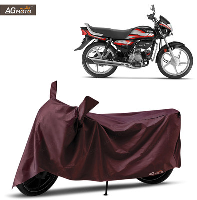 AG MOTO Two Wheeler Cover for Hero(HF Deluxe, Maroon)