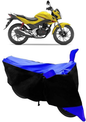 DeepShakshi AUTOMOTIVE Waterproof Two Wheeler Cover for Honda(CBF, Blue)