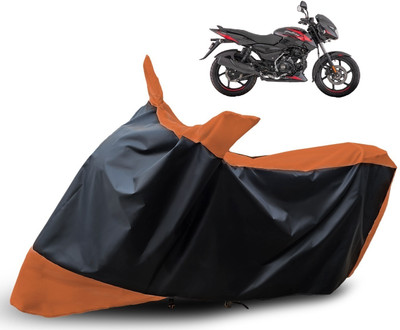 HEMSKAR Waterproof Two Wheeler Cover for Bajaj(Pulsar 150, Orange)