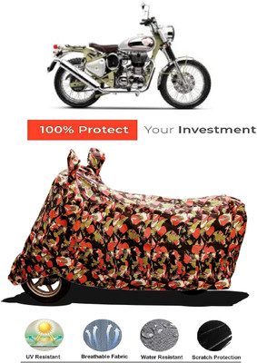 Amexride Two Wheeler Cover for Royal Enfield(Bullet Trials 500, Multicolor)