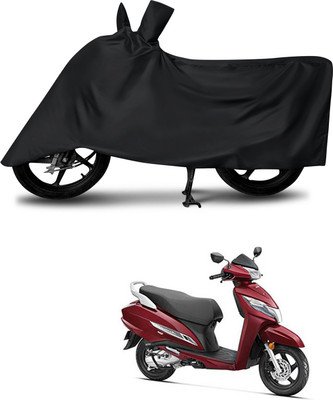 DeepShakshi AUTOMOTIVE Waterproof Two Wheeler Cover for Honda(Activa, Black)