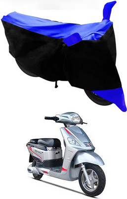 Furious3D Two Wheeler Cover for Hero(Electric NYX e5, Blue, Black)