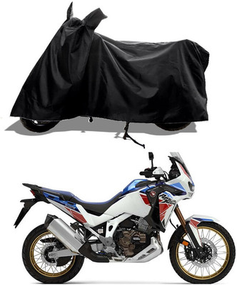 GROFATIK Two Wheeler Cover for Honda(CRF1000L Africa Twin BS6, Black)