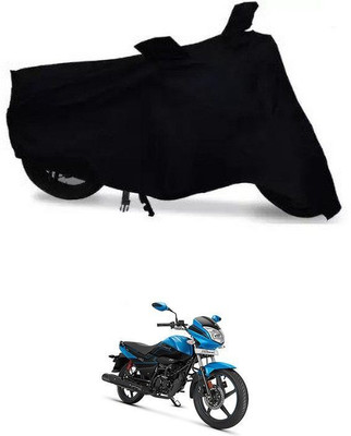 DeepShakshi AUTOMOTIVE Waterproof Two Wheeler Cover for Hero(Splendor I Smart, Black)