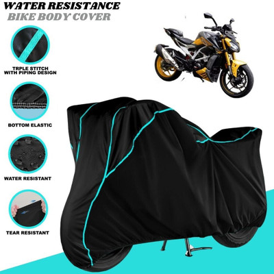 SRP PRODUCT Waterproof Two Wheeler Cover for TVS(Apache RTR 310, Black)