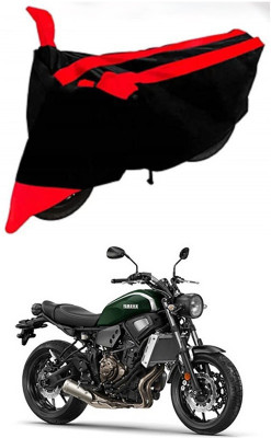 AutoGalaxy Waterproof Two Wheeler Cover for Yamaha(XSR300, Red, Black)