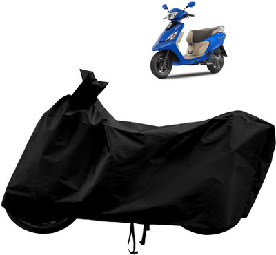 Horseyaart Waterproof Two Wheeler Cover for TVS(Zest 110 BS6, Black)
