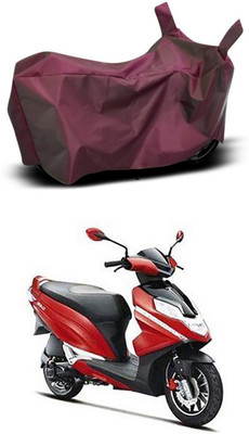 Mdstar Waterproof Two Wheeler Cover for Hero(Dare, Maroon)