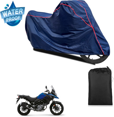 GOSHIV-car and bike accessories Waterproof Two Wheeler Cover for Suzuki(Blue)