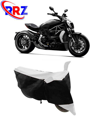 RRZ Waterproof Two Wheeler Cover for Ducati(XDiavel, Black, White)