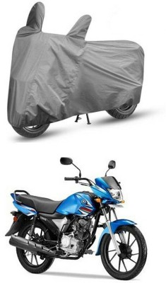 AUTOGARH Two Wheeler Cover for Yamaha(Saluto RX, Grey)