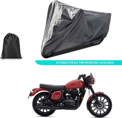 PAGORA Waterproof Two Wheeler Cover for JAWA(42 BS6, Grey)