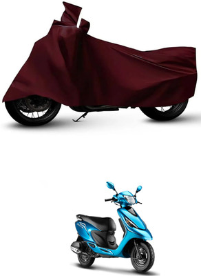 ZEDTEEK Waterproof Two Wheeler Cover for Suzuki(Zeus, Maroon)