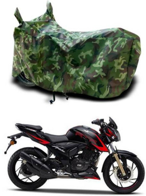 RAAMKM Two Wheeler Cover for Hero, Honda, Bajaj, TVS(Multicolor, Green)