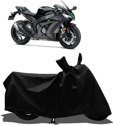 Tricway Waterproof Two Wheeler Cover for Kawasaki(Ninja ZX-10R SE BS6, Black)