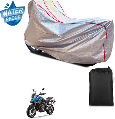 PAGORA Waterproof Two Wheeler Cover for CFMoto(650MT, Silver)