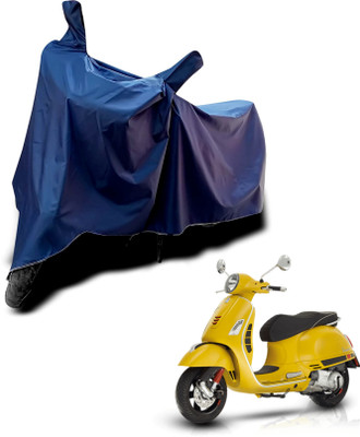 KEDIT Two Wheeler Cover for Piaggio(Vespa VXL, Blue)