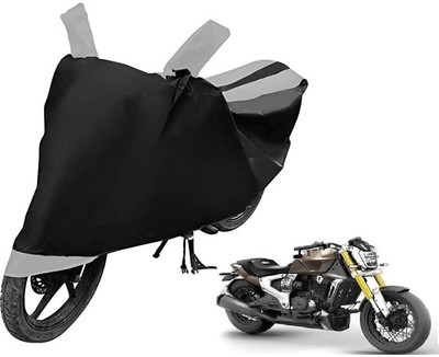 MOCKHE Two Wheeler Cover for Suzuki(Intruder 250, Silver)