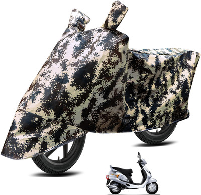 Euro Care Waterproof Two Wheeler Cover for Mahindra(Duro, Silver)