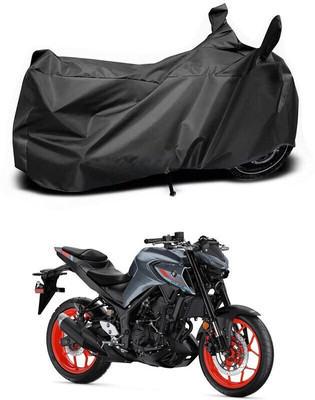 DeepShakshi AUTOMOTIVE Two Wheeler Cover for Yamaha(MT-03 BS6, Black)