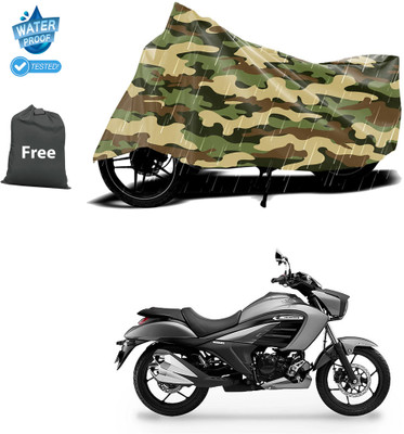 PAGORA Waterproof Two Wheeler Cover for TVS(Intruder 250, Yellow)
