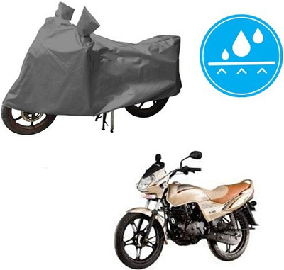 DeepShakshi AUTOMOTIVE Waterproof Two Wheeler Cover for LML(Freedom, Grey)