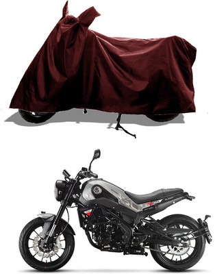GROFATIK Two Wheeler Cover for Benelli(Leoncino 250, Maroon)