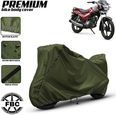 FBC Waterproof Two Wheeler Cover for TVS(Star City Plus, Green)