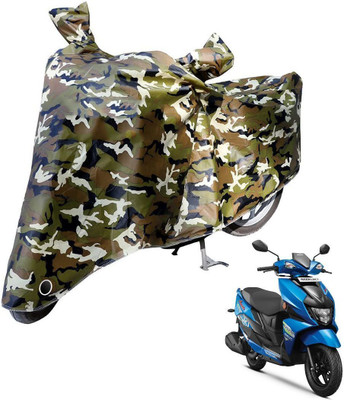 Laxnera Waterproof Two Wheeler Cover for Suzuki(Avenis 125, Green, Black)