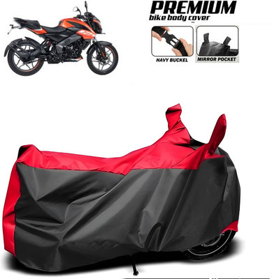 smwzxyu Waterproof Two Wheeler Cover for Bajaj(Pulsar AS 150, Red, Black)