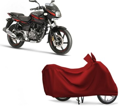 KEDIT Two Wheeler Cover for Bajaj(Pulsar 180 DTS-i, Maroon)