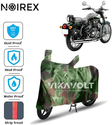 NOIREX Waterproof Two Wheeler Cover for Royal Enfield(Bullet 350, Green)
