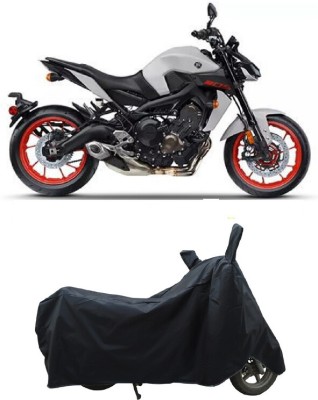 Coxtor Waterproof Two Wheeler Cover for Yamaha(MT 09 BS6, Black)