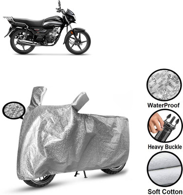 CODOKI Waterproof Two Wheeler Cover for Hero(CD 110 Dream, Silver)