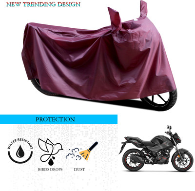 ANTHUB Waterproof Two Wheeler Cover for Hero(CBZ Extreme, Maroon)