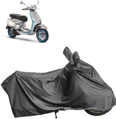 DIGGU Two Wheeler Cover for Piaggio(Piaggio Elettrica BS6, Grey)