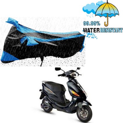 Ascension Two Wheeler Cover for Hero(Electric Cruz, Black, Blue)