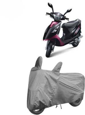 DeepShakshi AUTOMOTIVE Waterproof Two Wheeler Cover for TVS(Streek, Grey)