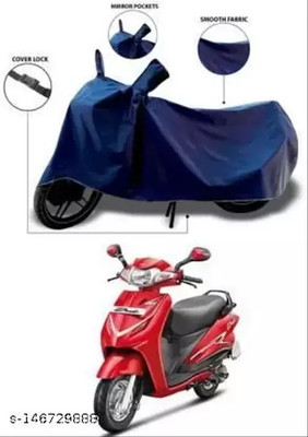gurukul mart Waterproof Two Wheeler Cover for Honda(Electric, Blue)