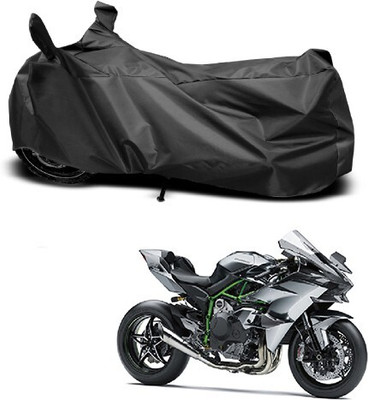 DeepShakshi AUTOMOTIVE Waterproof Two Wheeler Cover for Kawasaki(Ninja, Black)