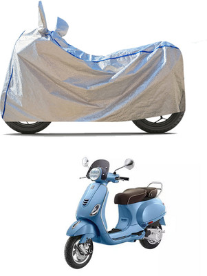 CODOKI Waterproof Two Wheeler Cover for Vespa(Elegante 150 BS6, Silver)
