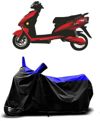 VESMEI Two Wheeler Cover for Kinetic(Zing, Blue)